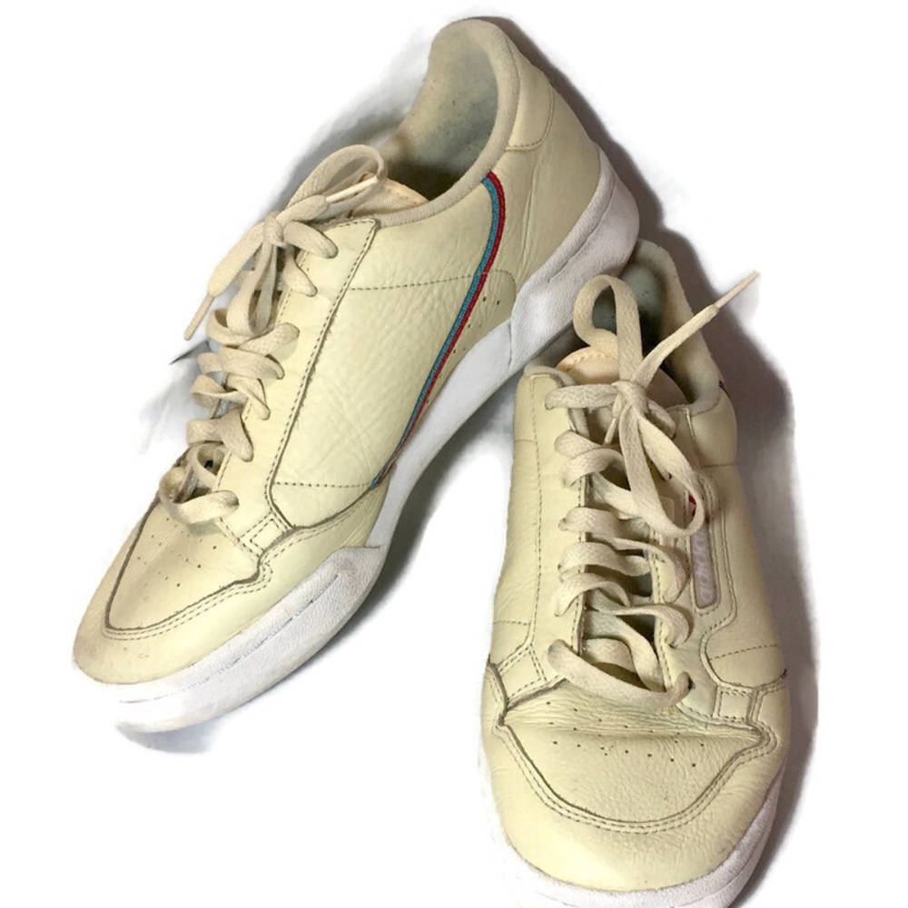 Adidas Continental 80 Men’s Leather Athletic Shoes Size 9 Yellow